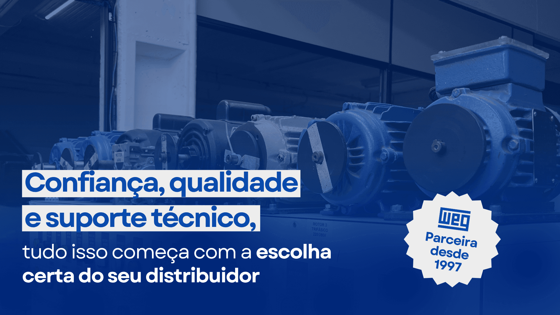 Por que escolher um distribuidor autorizado WEG faz toda a diferença para sua empresa