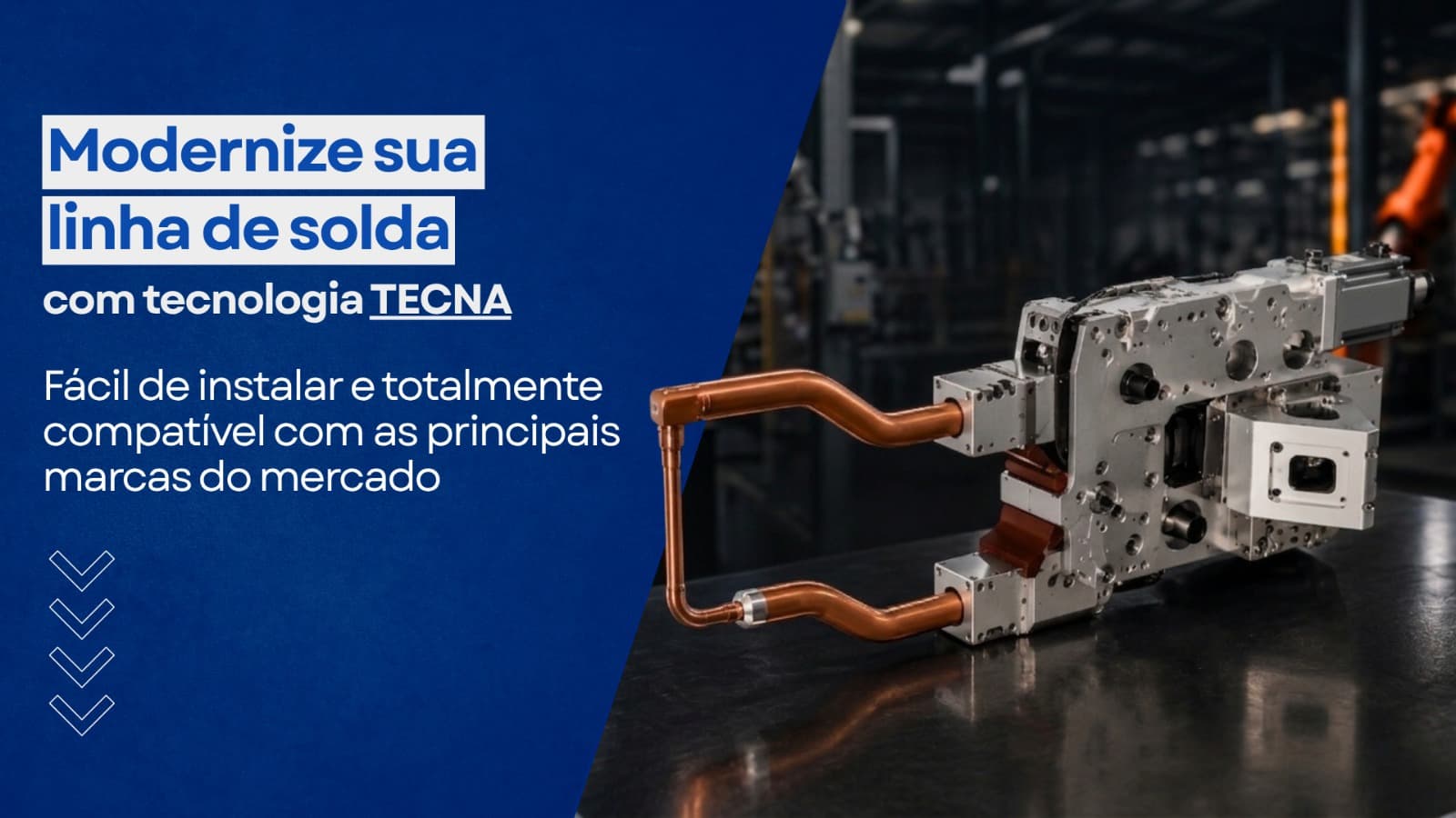 Solda robotizada: por que a pistola TECNA é a escolha inteligente?